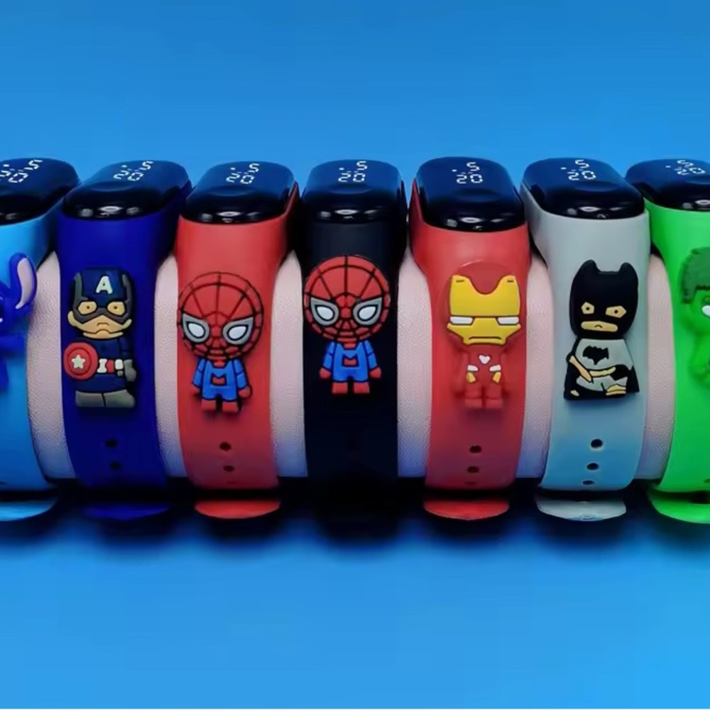 Disney Black Spider-Man Kids Digital Watch - Picture 6 of 11